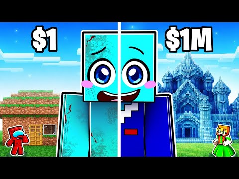 Mejorando Mi Casa de TIERRA a DIAMANTE en Minecraft!