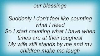Tracy Lawrence - As Easy As Our Blessings Lyrics