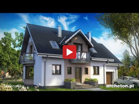 Projekt domu Helena Eko - archeton.pl