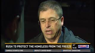 Rush to protect the homeless from the freeze