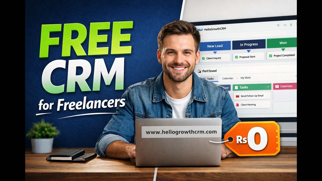 CRM for Freelancers & Solopreneurs — Free Plan Walkthrough