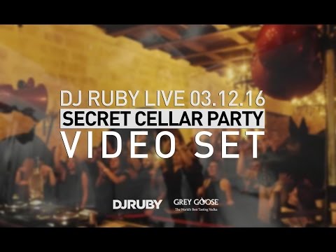 DJ Ruby Live Video Set at Secret Cellar Party, Malta 03-12-16
