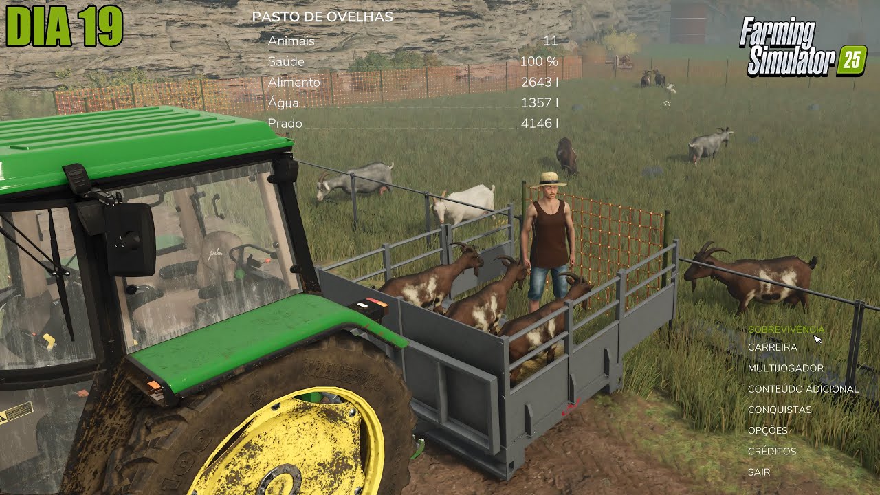 Farming simulator 25 #8 | Iniciando do zero no modo sobrevivência