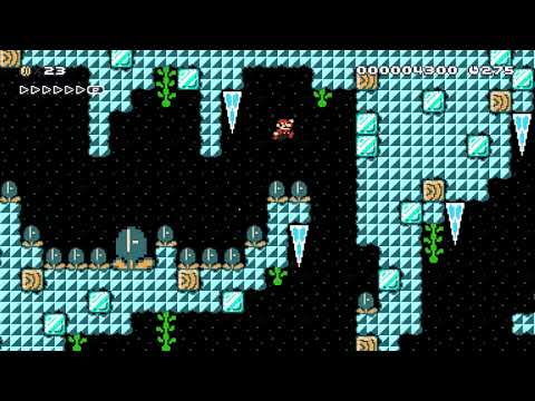 Collapsing Cavern (Super Mario Maker 2)