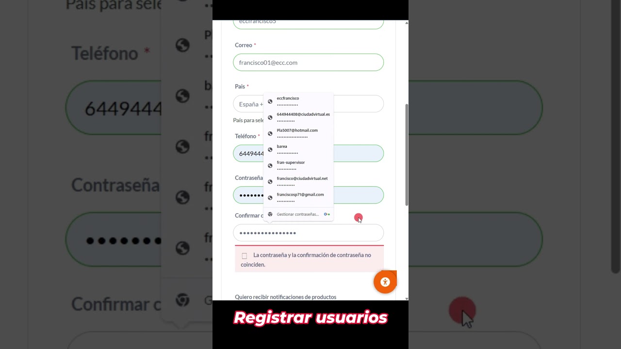 03 Como registrar usuarios 🩳