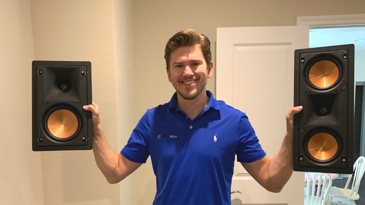 video Loa âm tường Klipsch R 5502 W II chính hãng 0