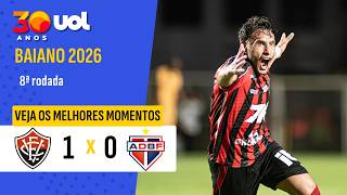 VITÓRIA 1 X 0 BAHIA DE FEIRA - VEJA OS MELHORES MOMENTOS DO JOGO PELO CAMPEONATO BAIANO