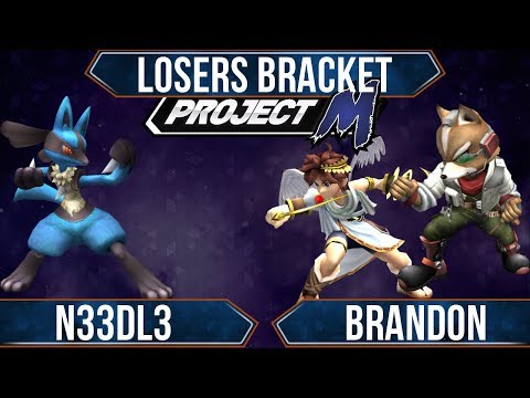Fall Kickoff - N33dl3 (Lucario) vs Brandon (Fox, Pit) - Project M Singles
