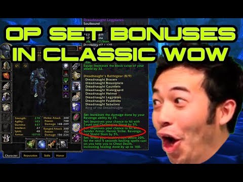 The Most OP Set Bonuses in Classic WoW!