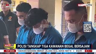 Download lagu Begal Aniaya Ibu & Anak Hingga Kritis, Polisi Tangkap Tiga Pelaku di Medan #beritasatu mp3