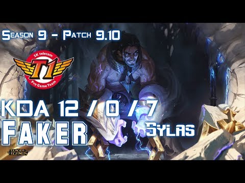 SKT T1 Faker SYLAS vs ZOE Mid - Patch 9.10 KR Ranked