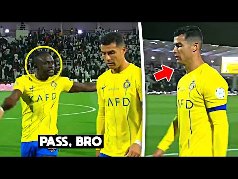 Sadio Mané & Cristiano Ronaldo ARGUING against Al-Shabab 😡😤