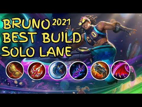 BRUNO BEST BUILD SOLO LANE 2021 | DAZE USE BRUNO | - Daze Gameplay | MLBB