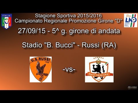 27/09/15 - Promozione ER Gir.D - 5^ and. - US Russi-Real Miramare LE RETI
