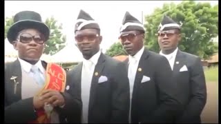BLACK MAN DANCING WITH COFFIN MEME  FUNNY Funeral 
