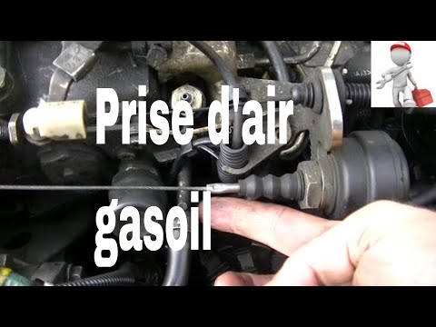 How to detect an air leak in the diesel circuit