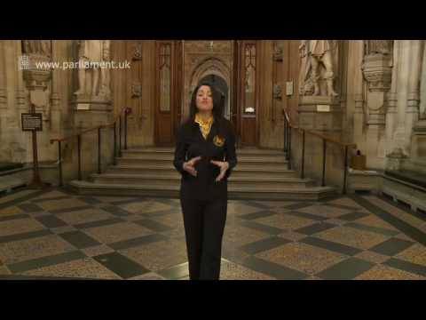 UK Parliament tour - St Stephen's Hall