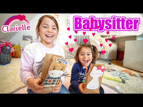 Meine kleine Schwester Babysitting | Adventskalender basteln DIY | Clarielle