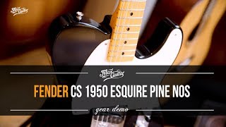 Video thumbnail for Fender Custom Shop 1950 Esquire Pine NOS demo! by Max Guitar B.V.