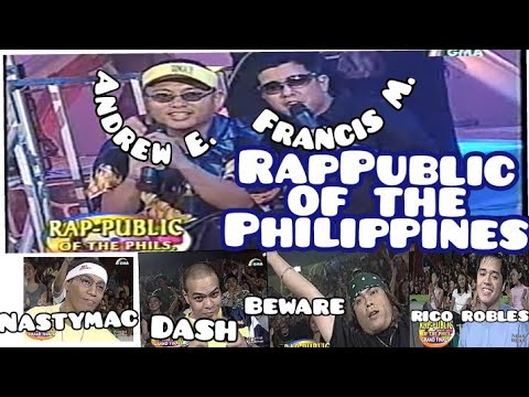 FrancisM &Andrew E.w/ Rappublic judge @ Eat Bulaga's Grand Finals