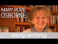 Mary Pope Osborne on her early writing, and procrastinating | Author Shorts Video