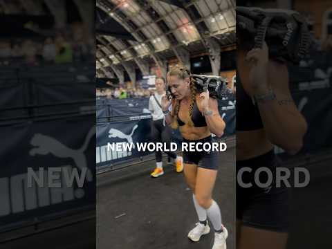 Hyrox World Record 59:03 Mins ⏱️#fitness #hyrox