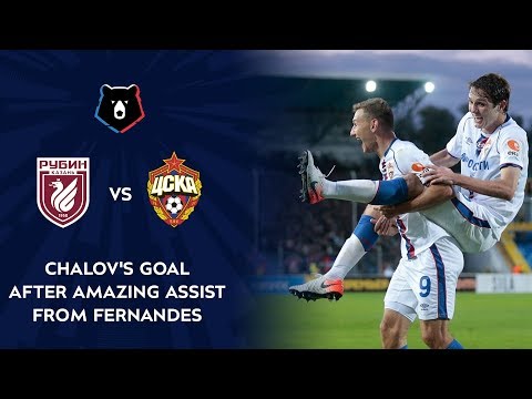 Chalov's Goal after Amazing Assist from Mario Fernandes | RPL 2019/20
