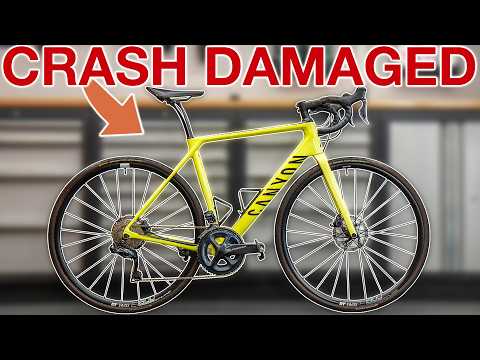 Pro bike mechanic fixes crashed Canyon! Full service rebuild
