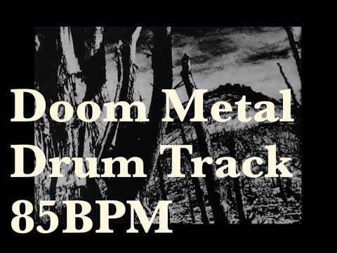 Doom / Stoner / Sludge Metal Drum Track 85 bpm