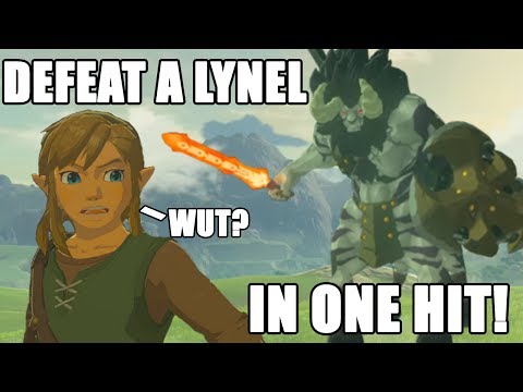 DEFEAT A LYNEL IN ONE HIT! Zelda: Breath of the Wild