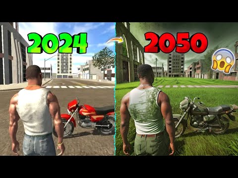 INDIAN BIKE DRIVING 3D IN 2024 VS 2050 😱 | INDIAN BIKE DRIVING 3D VIDEO | MAXER