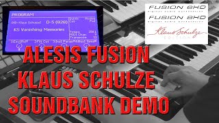 Video thumbnail for Alesis Fusion - Demo - Klaus Schulze Soundset (Tangerine Dream / Berlin School) Pads/Arps/Sequences by Kosmokatze