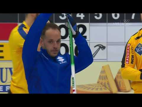 #ecc2021 [SF-5E] Retornaz (ITA) & Edin (SWE) play the World's Longest End in Curling