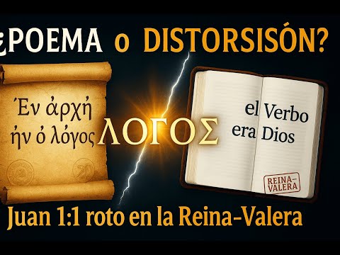 ¿Poema o distorsión? Juan 1:1 roto en la Reina-Valera