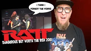 Stephen Pearcy of RATT high on goofballs sings &quot;Dangerous but Worth the Risk&quot;