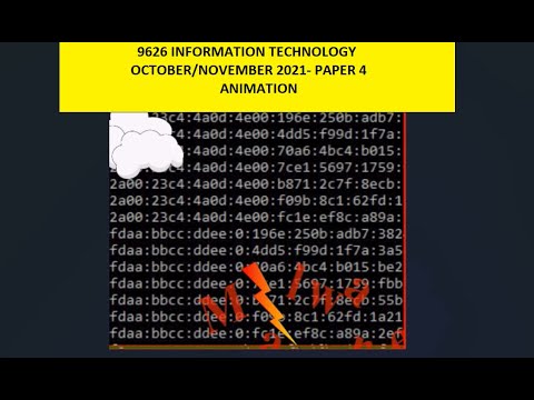A Level IT 9626 November 2021 Paper 4 -Animation