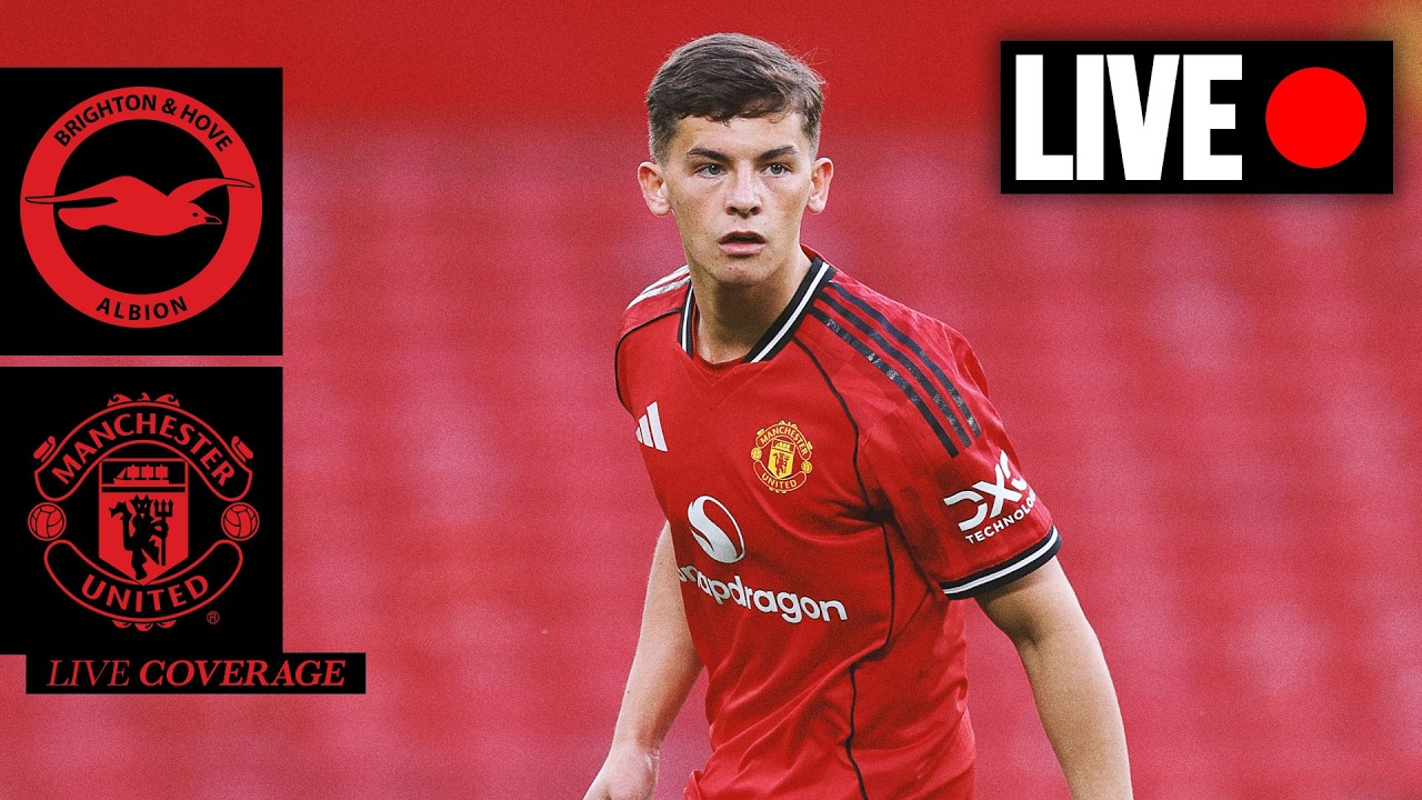LIVE 🔴 | Brighton U21s v Man Utd U21s | FULL MATCH COVERAGE