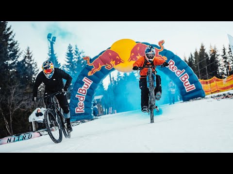 Tomas Slavik and Michal Marosi over 100km/h on snow - Red Bull HOMERUN