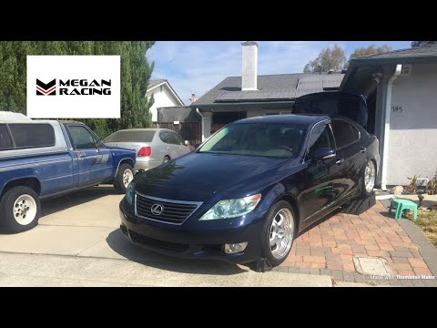 Megan Muffler install in 2010 Lexus LS460