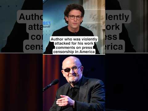 Author who was violently attacked for his work comments on press censorship in America