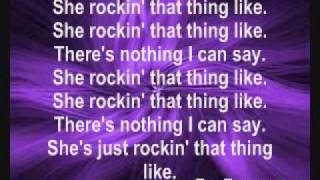 Rockin That Thang Lyrics- The Dream