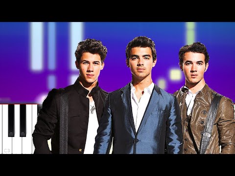 Jonas Brothers - SOS (Piano Tutorial)