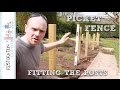 Building a Picket Fence | Setting the Posts