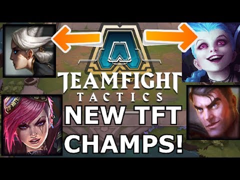 NEW CAMILLE, JAYCE, VI, JINX CHAMPION SPOTLIGHT - TFT Teamfight Tactics HEXTECH ORIGIN PATCH lol!
