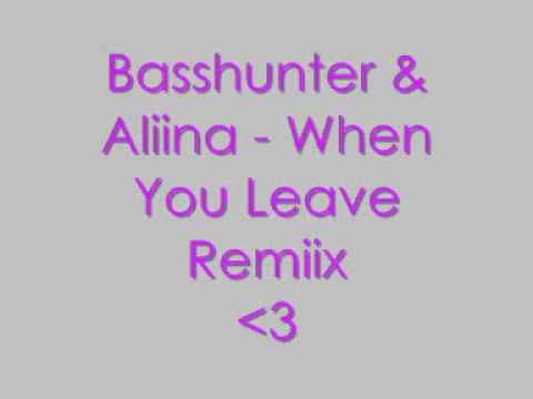 Basshunter & Aliina When You Leave Remix