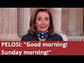 Nancy Pelosi appeared to lost her train of thought and randomly blurted out