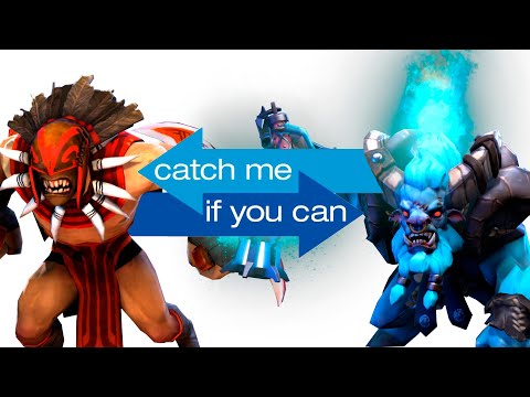1hp Bloodseeker vs Spirit Breaker in Dota 2