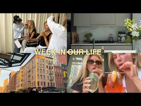 nyc week in our life | bts of a phe phe shoot, cooking + happy hour spritz season is back