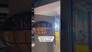 Seaview Lounge aboard MSC Seaside #cruise #msc #macseaside