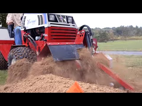 Trench Without Turf Damage – Ventrac KY400 Trencher Simple Start